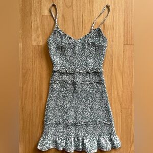 Abercrombie Ruched Fitted Mini Dress
